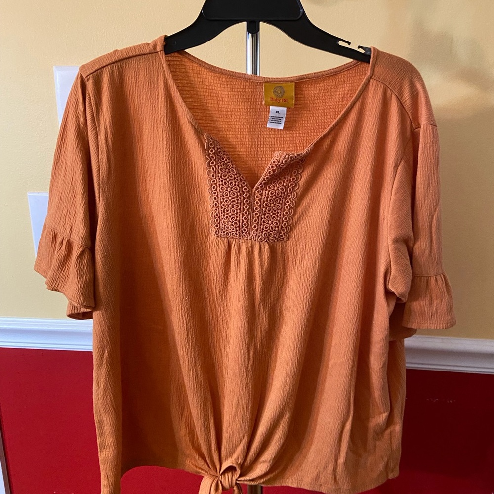 Orange Women's Top